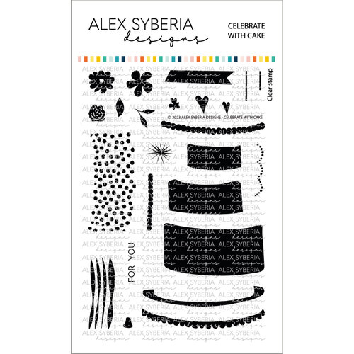 Alex Syberia Celebrate with Cake Stamp Set