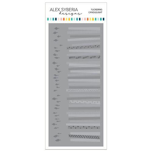 Alex Syberia Flickering Candlelight Stencil Set