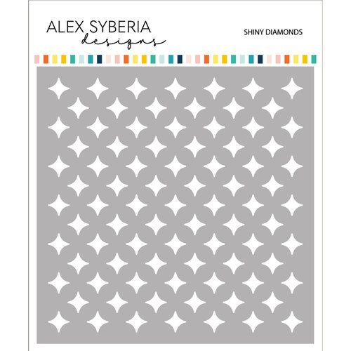 Alex Syberia Shiny Diamonds Stencil