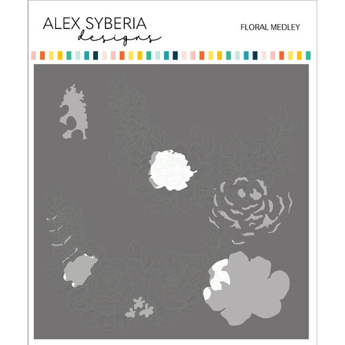 Alex Syberia Floral Medley Stencil Set