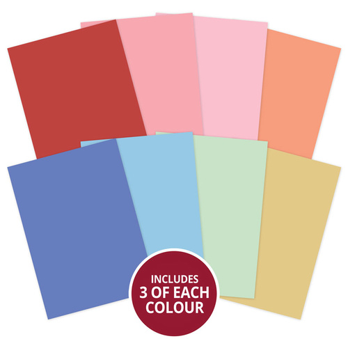 Hunkydory Paintdrop Florals Adorable Scorable Matt-tastic Cardstock Selection