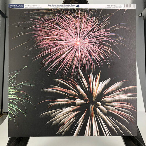 Print Blocks Paper Fireworks  ASP230