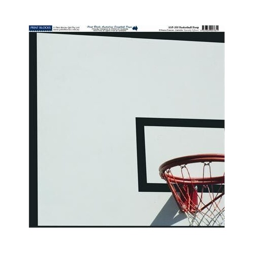 Print Blocks Paper Basketball Hoop 