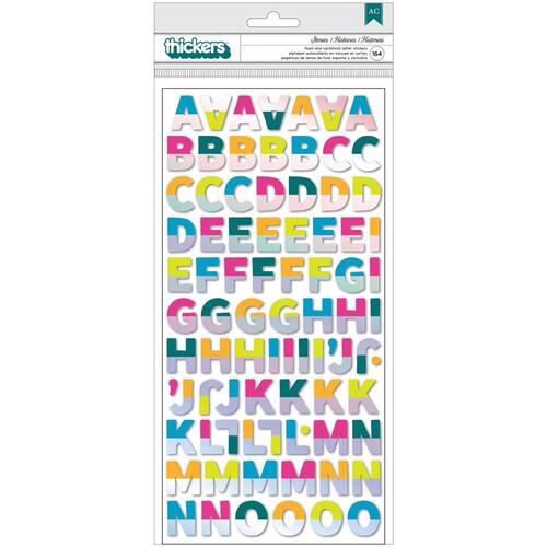 Amy Tangerine Brave & Bold Stories Alphabet Foam Thickers Stickers