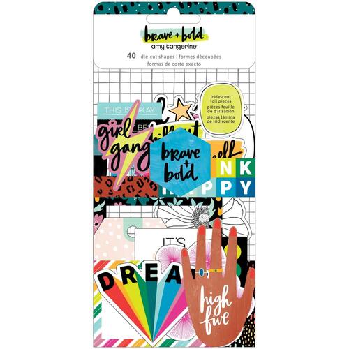 Amy Tangerine Brave & Bold Ephemera Cardstock Die-Cuts