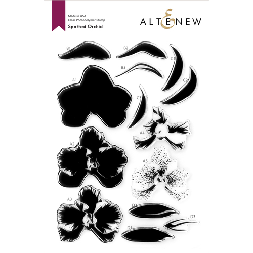 Altenew Spotted Orchid Stamp Set