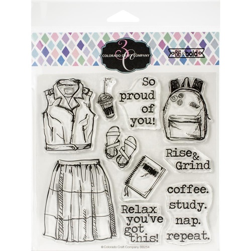 Colorado Craft Company Big & Bold Stamp Coffee Study Nap