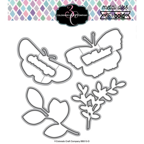 Colorado Craft Company Big & Bold Die Blissful Butterflies