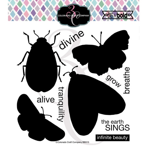 Colorado Craft Company Big & Bold Stamp Insect Solid