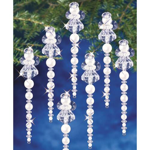 The Beadery Icicle Angel Holiday Beaded Ornament Kit