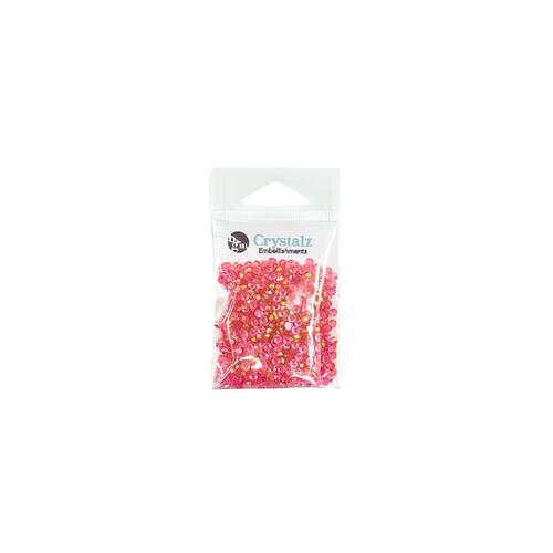 Buttons Galore Strawberry Crystalz Clear Flat Back Gems