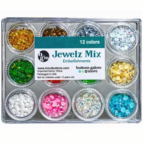 Buttons Galore Holiday Jewelz Mix