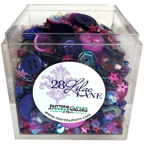 Buttons Galore 28 Lilac Lane Glittering Stars Shaker Mix