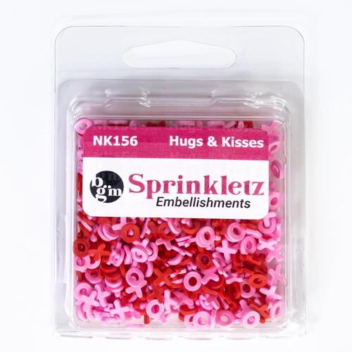 Buttons Galore Hugs & Kisses Sprinkletz Embellishments