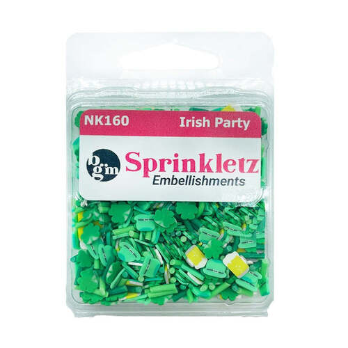 Buttons Galore Irish Party Sprinkletz Embellishments