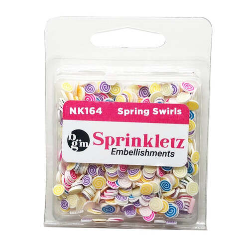 Buttons Galore Spring Swirlz Sprinkletz Embellishments