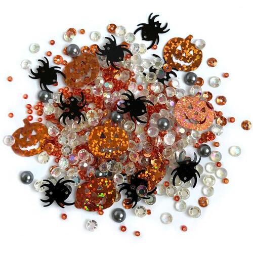 Buttons Galore Creepy Halloween Sparkletz Embellishments