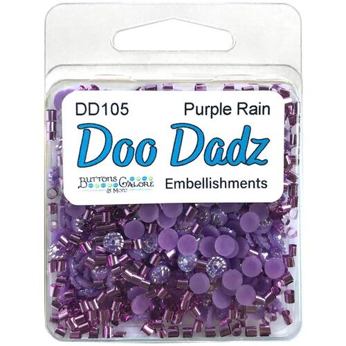Buttons Galore Purple Rain Doodadz Embellishments
