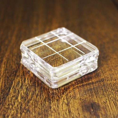 Catherine Pooler Acrylic Grid Stamping Block #2 1.5" x 1.5"