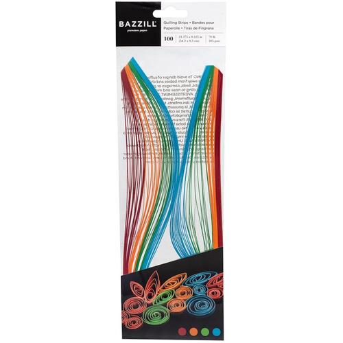 Bazzill Bright Quilling Strips Paper Pack