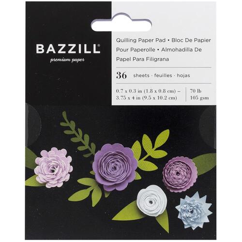 Bazzill Lilac Quilling Paper Pad