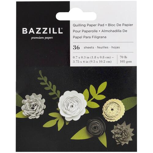 Bazzill Neutral Quilling Paper Pad