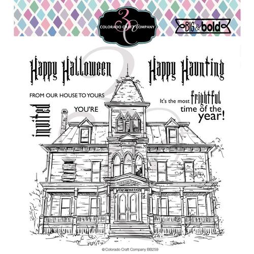 Colorado Craft Company Big & Bold Stamp Haunted House