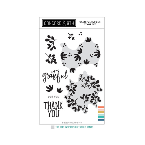 Concord & 9th Grateful Blooms Stamp Set