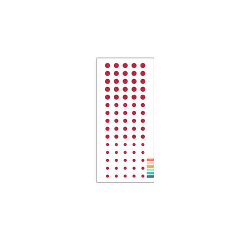 Concord & 9th Cranberry Enamel Dots