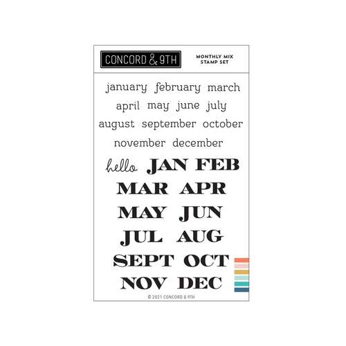 Concord & 9th Monthly Mix Stamp Set