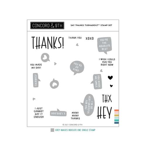 Concord & 9th Say Thanks Stamp Set