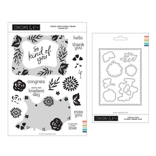 Concord & 9th Triple-Step Floral Frame Bundle