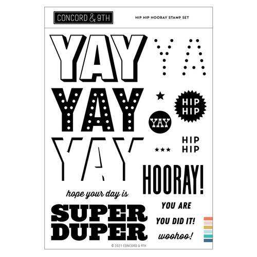 Concord & 9th Hip Hooray Stamp Set