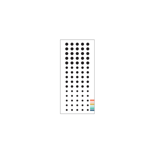 Concord & 9th Black Enamel Dots