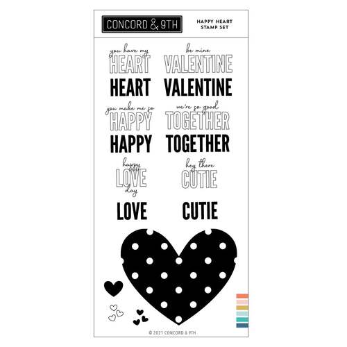 Concord & 9th Happy Heart Stamp Set