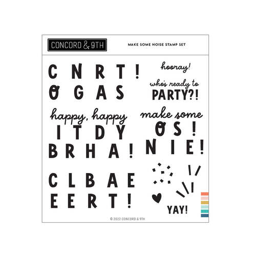 Concord & 9th Make Some Noise Stamp Set
