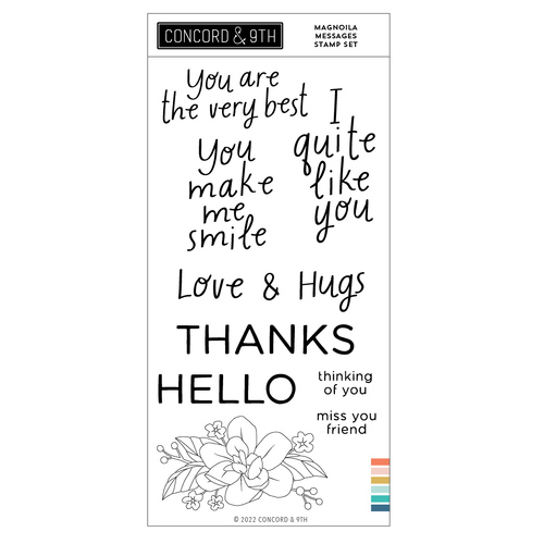Concord & 9th Magnolia Messages Stamp Set