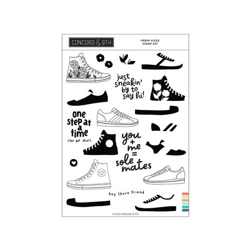 Concord & 9th Fresh Kicks Stamp Set (6 x 8)