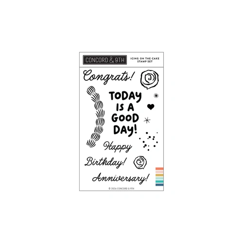 Concord & 9th Icing on the Cake Stamp Set (4 x 6)