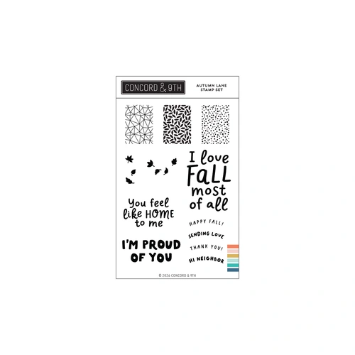 Concord & 9th Autumn Lane Stamp Set (4 x 6)