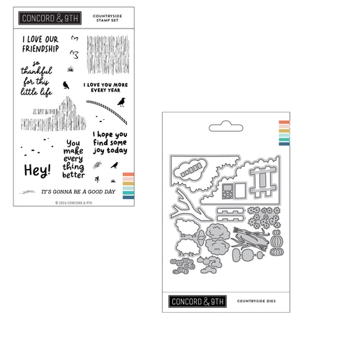 Concord & 9th Countryside Stamp & Die Bundle