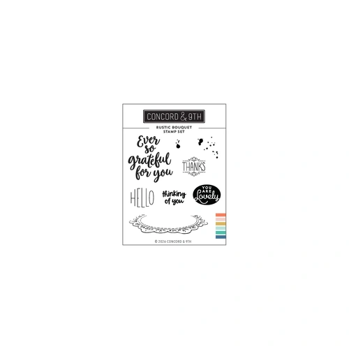 Concord & 9th Rustic Bouquet Stamp Set (3 x 4)
