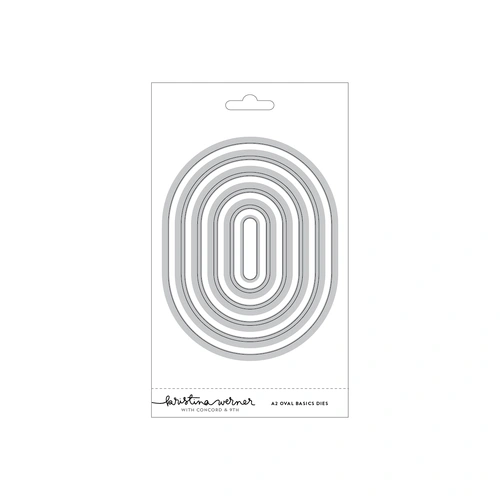 Concord & 9th A2 Oval Basics Dies by Kristina Werner