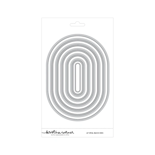 Concord & 9th A7 Oval Basics Dies by Kristina Werner