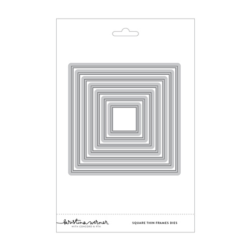 Concord & 9th Square Thin Frames Dies by Kristina Werner