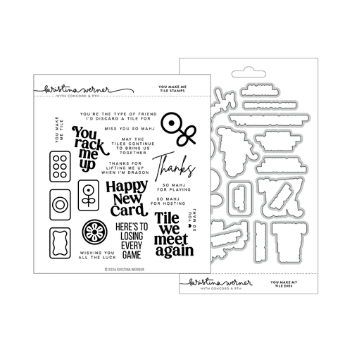 Concord & 9th You Make Me Tile Bundle by Kristina Werner