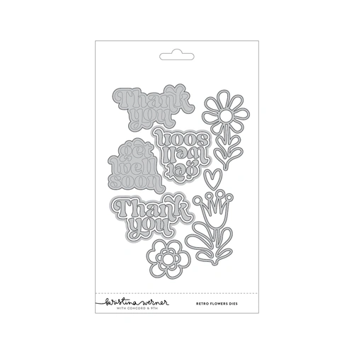 Concord & 9th Retro Flowers Dies by Kristina Werner