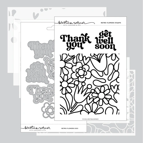 Concord & 9th Retro Flowers Bundle