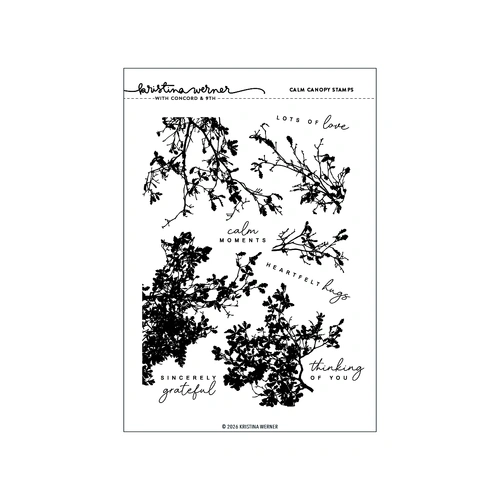 Concord & 9th Calm Canopy Stamp Set (6 x 8) by Kristina Werner