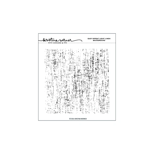 Concord & 9th Easy Repeat Light Linen Background Stamp (6 x 6) by Kristina Werner